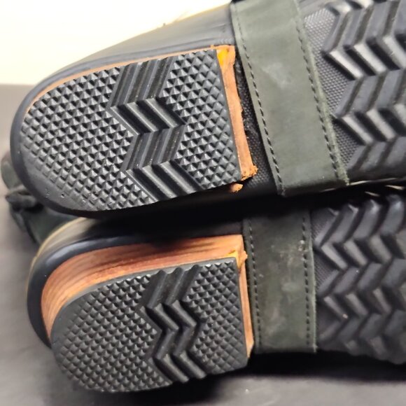 Sorel Boots Womens Conquest Carly Short Winter Snow Duck Boot Leather Black - Picture 4 of 8